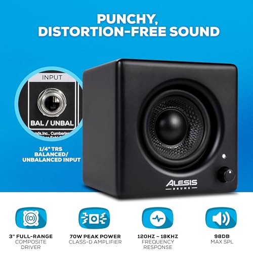 Image of Alesis Nitro Amp 70W Rack-Mounted Drum Amp