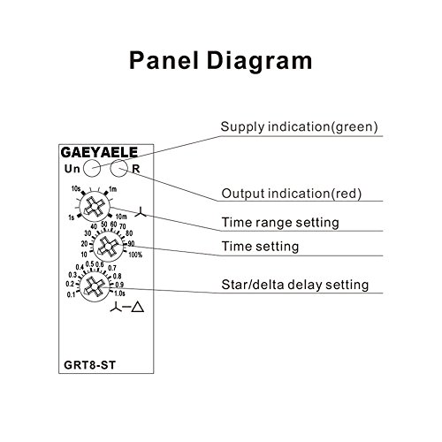 Gaeyaele Delay On Motor Star Delta Soft Starter Ac230V Delta Relay(Grt8-St,A230) #TOP4