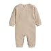 Infant Newborn Boys Girls Long Sleeve Winter Cartoon Fashion Prints Jumpsuit Romper for Girls (Khaki, 9-12 Months)