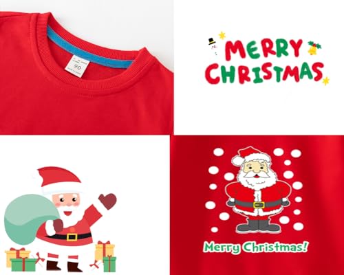 Boys Girls Christmas Sweatshirts Xmas Pullover Long Sleeve Shirts ugly Christmas Sweaters Tee Tops2