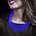 Lumistick Premium 22 Inch Glow Stick Necklaces with Connectors | Kid Safe Non-Toxic Glowstick Necklaces Party Pack | Available in Bulk and Color Varieties | Lasts 12 Hours (Blue, 50)