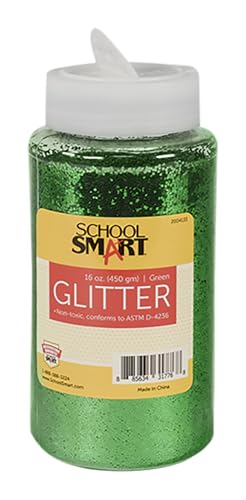 Glitter verde Craft Glitter para manualidades, tarro de 1 libra S2004133 3
