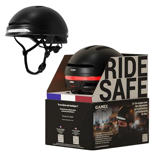 Casque lumineux vélo et trottinette Le Remarquable avec clignotants