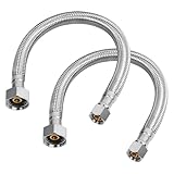 KAINGA 12" Faucet Supply Line, 3/8 inch Comp x 1/2 inch FIP ...