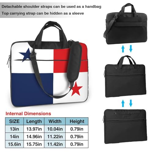 Sac portable léger motif Panama tendance pour bureau - 4
