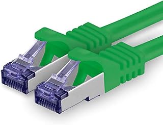 1aTTack.de Cat.7 Lan ethernet cable 1m - 5 Colors Set 02 - Cat7 Cat.7 Lan Ethernet Network 10GBASE-T - 10000 Mbps SFTP PIMF patchcable RJ45 plug