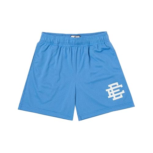 Mesh Print Graphic Drawstring Fashion Casual Cool Basketball Running Shorts M