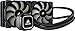 Corsair Hydro H100X Sistema di Raffreddamento a Liquido per CPU, Radiatore da 240 mm, Due Ventole PWM da 120 mm, Led Bianco