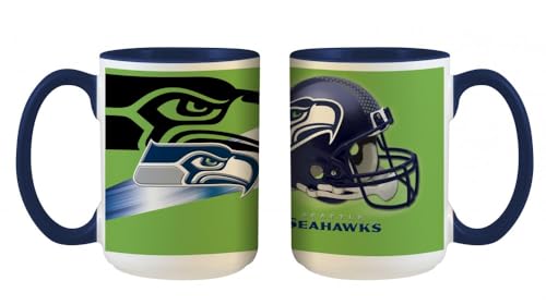 Seattle Seahawks 3D Inner Color Tasse Becher Kaffeetasse Mug 445ml
