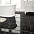 20-Pack 20 Sq.Ft Peel and Stick Floor Tiles Vinyl Glossy Pattern Flooring, 12” x 12” Self Adhesive Vinyl Flooring DIY for Kitchen, Bathroom, Laundry, Polish Black Galaxy Marble