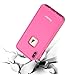 PINGTEKOR Waterproof Case, Rugged Heavy Duty Wireless Charging Full Body Protective with Built-in Screen Protector Clear Case Case-Retail Packaging (Pink)