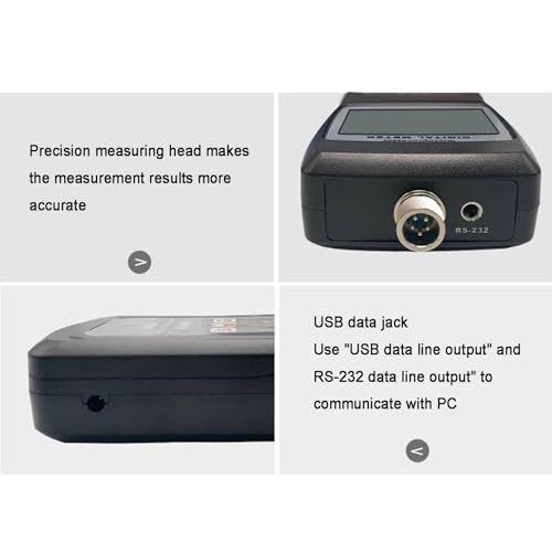 Probador de tensión de correa, medidor digital con cabezal de medición de precisión, conversión de 4 unidades, rango de tensión de 0 a 750 N, para la medición de la tensión de correas automotrices.