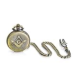 freimaurer uhr dreieck Warum nicht Namen inspirierende Wortbuchstaben, Zahlen, Datum oder Koordinaten gravieren. Gürtelclip auf Bordsteinkette und spezielles Skelettzifferblatt mit freiliegendem goldenen Uhrwerk geben ihm den Vintage Steampunk-Stil