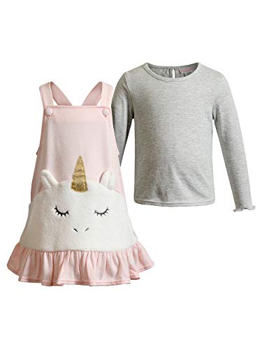 Youngland Girls' Brushed Sweater Knit Jumper and Long Sleeve Ribbed T-Shirt2