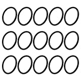 Nitrile Rubber O-Rings, 5mm Round, 15 Pieces, Elastic Sealing Rings for Automotive and Industrial Applications, Low Noise