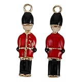 Artisanat : chaque breloque casse-noisette est fabriquée à la main avec précision, avec une sculpture détaillée et une surface lisse et polie, chaîne en métal pour collier d'épines punk, breloques pour chapeau