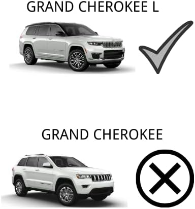 Miniatura 2 de Titopena Estribos laterales compatibles con Jeep Grand Cherokee L 2021 2022 2023 2024 Estribo Nerf Bar