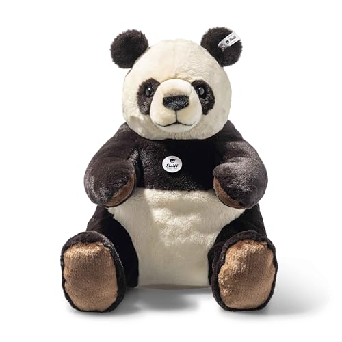 Steiff Knuffeldier Teddies for Tomorrow Pandi grote panda, schattig knuffeldier, kinderen, jongens en meisjes, pluche dier 40 cm, meerkleurig, 067877