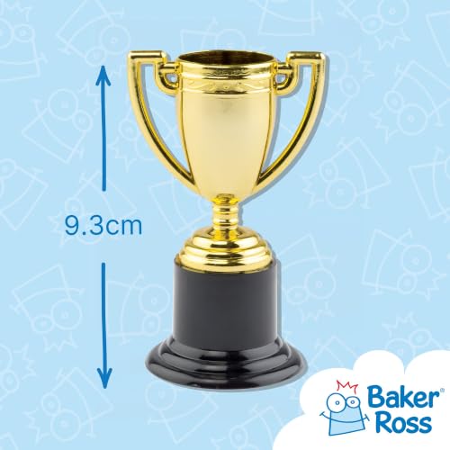 Baker Ross, goldfarbene Trophäen, P670, 6 Stück, für Kinder / Weihnachtsstrumpffüller / Preise / Spiele – Ansicht 3
