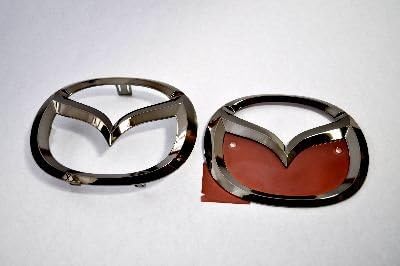 国際ブランド Crewプレマシー フロント リアマツダマーク ブラックメッキエンブレム 純正 メッキ カラーメッキ セット 単品 車 車パーツ カーパーツ 高品質 前期 Www Sanchetana Org