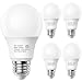 Comzler 9Watt GU24 Light Bulb LED, 72W Equivalent A19 LED Bulbs GU24 Base, 5000K Daylight 900 Lumens Non-dimmable Replacing CFL Ceiling Light, LED Light Bulbs 4 Pack(5000K)