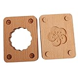 POPETPOP 1 Juego Doble para Hornear Herramienta de Repostería Prensa Manual de Pasteles y Galletas para Postres Artesanales