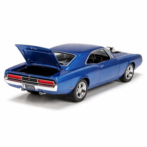 Image of Dodge Charger 1:32 Scale Die Cast Metal Car - Pull Back Classic Muscle Model with Openable Doors, Hood & Trunk, Lights & Sound, Collectible Showpiece for Kids 6+ & Car Enthusiasts