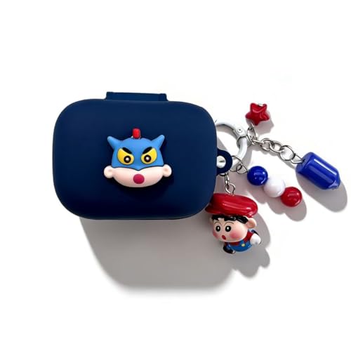 For Earfun Air pro 4 �P�[�X �J�o�[ ���킢�� ���� �u���[�ی�J�o�[�Ή� �G�A�v��4 �t��V���R�� �P�[�X �G�� ���� �L�[�`�F�[���t��