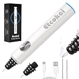 Etcokei Thread Burner with A Replacement Tip, Rechargeable Thread Zapper Tool, Cautery Pen, Sewing Supplies for Beading Jewelry Making DIY Melting Knotting, Bracelet Making, Leather Work, Ribbon Cut