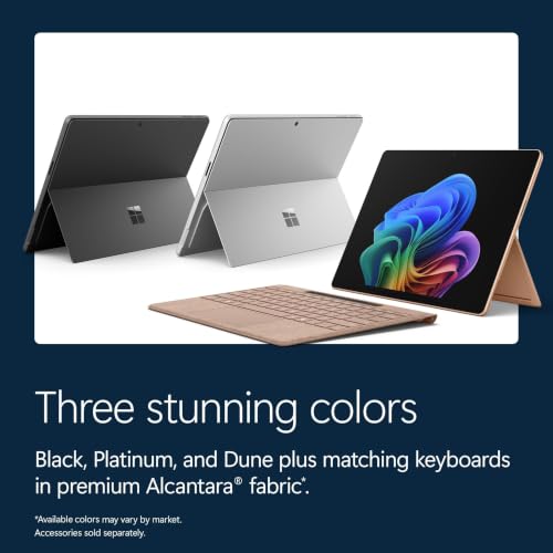 Image of Microsoft Surface Pro (2026) 13-inch 2-in-1 Laptop, Snapdragon X2 Plus, 16GB RAM, 256GB SSD, Windows 11, Platinum 365 Personal 12-Month Subscription Bundle