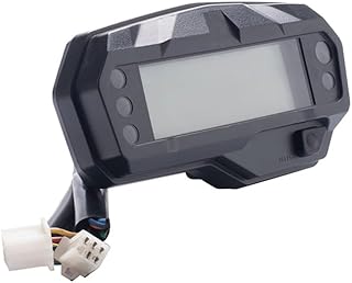 Motorcycle Odometer Universal Motorcycle Lcd Digital Meter Speedometer Odometer Tachometer 1000RPM Gauge for Y&AMAHA FZ16