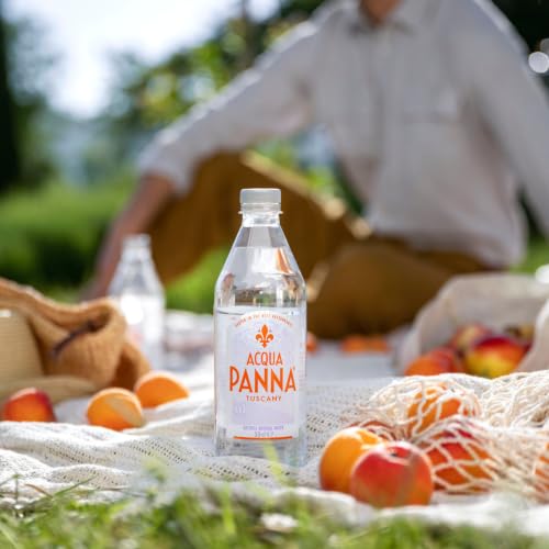 Image of Acqua Panna Natural Spring Water, 16.9 Fl Oz (Pack of 15) Plastic Water Bottles