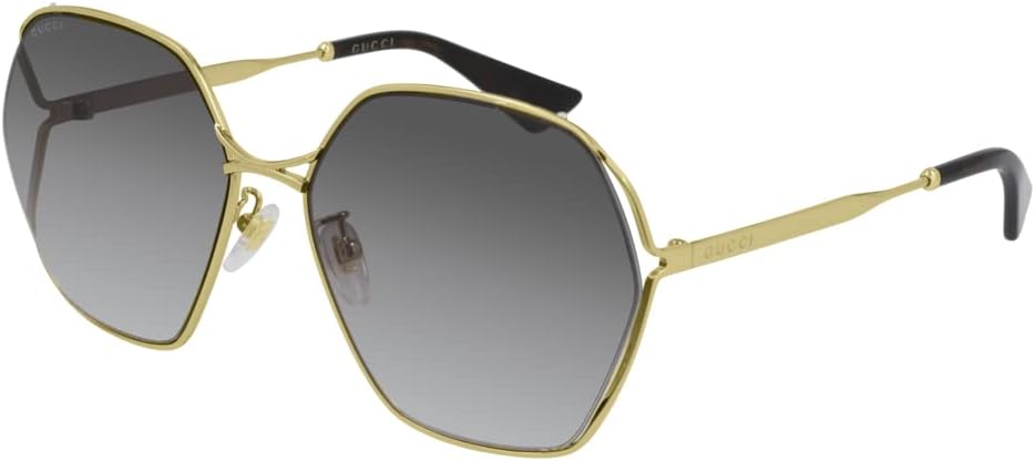 Gucci GG818SA 63MM Square Sunglasses for Women +BUNDLE with ACCESSORY EYEWEAR KIT