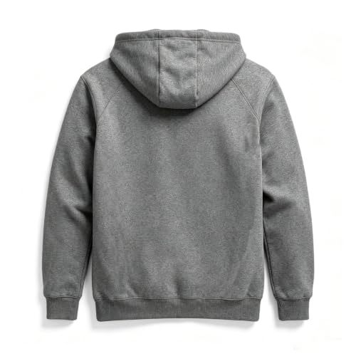GOSEAGOTOFUN Mens Quarter Zip Pullover Cozy Fleece Hoodies Oversized Long Sleeve Hooded Sweatshirts Fashion Casual Pullover Dark Gray Small - image 3