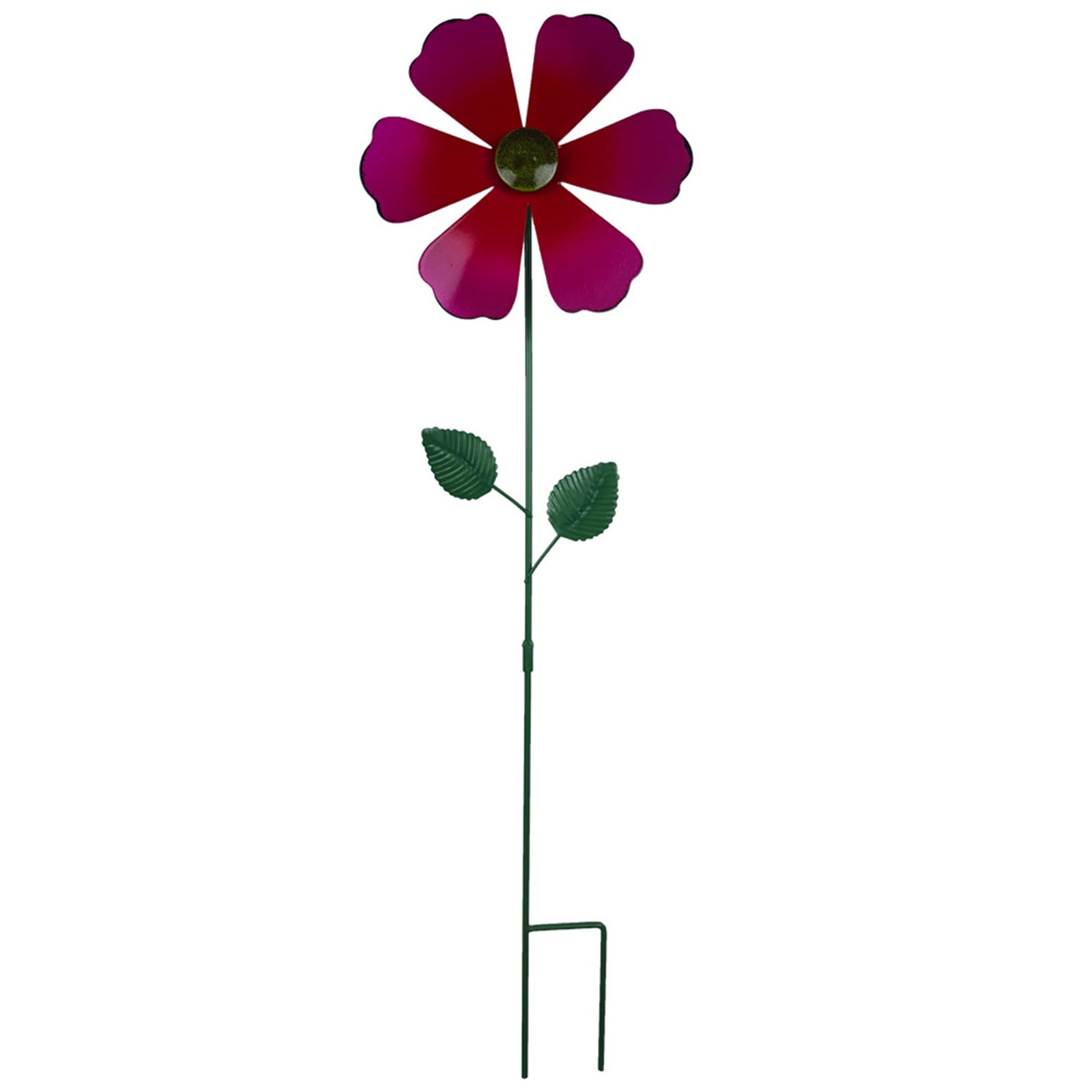 Weather Resistant Metal Windmill Spinner Sculpture for Patios Lawns Yard Garden Outdoor Spaces Rotating Art Decoration Decorative Garden Stakes