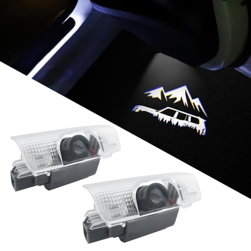2 PCS LED Car Door Logo Lights Compatible for Land Cruiser 250 LC250 2023-present Courtesy Projector...