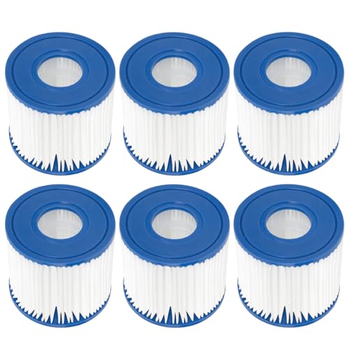 YanBan 6 filtri per Piscina compatibili con Summer Wave Cartuccia filtrante di Ricambio P57100102, SFS-350 RP-350 RP-400 RP-600 RX-600