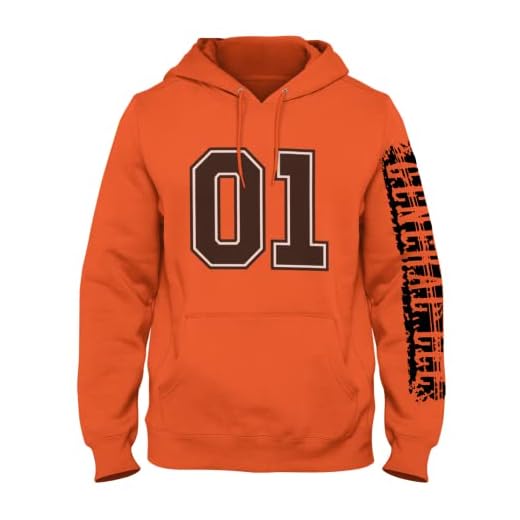 Original 01 Hoodie Custom Hoodie (S, Orange)