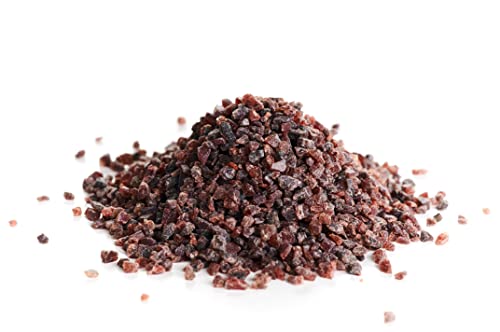 Foto von Gourmetia Kala Namak Salz grob 200g, naturbelassenes Schwarzsalz/Schwefelsalz aus Punjab Pakistan - auch als fein
