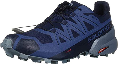 Salomon (サロモン) メンズ Speedcross 5 GTX トレイル ランニング シューズ, ネイビーブレザー/嵐の天候/サルガソ海。, 10.5