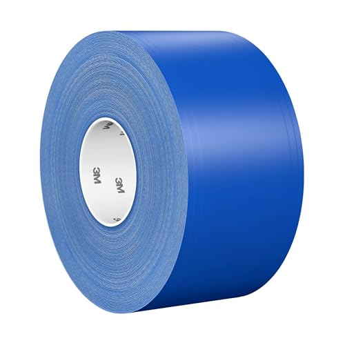 Ruban de marquage au sol durable bleu 102 mm adhésif haute résistance 3M 971