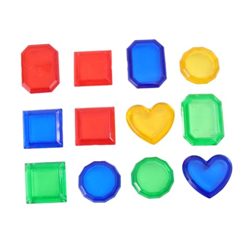 Veemoon 24 Stück Schwimmspielzeug mit Tauchjuwelen aus Leichtem Kunststoff Poolspielzeug für Badespaß und Schwimmtraining Zufällige Farbe