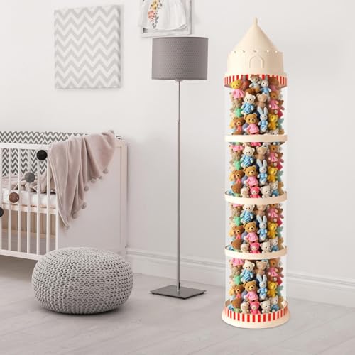 Support transparent anti-poussière pour ranger les peluches - 4