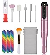 SENMO Electric Nail Drill, Cordless Nail Drill Electric Nail Files Kit Portable Electric Nail Fil...