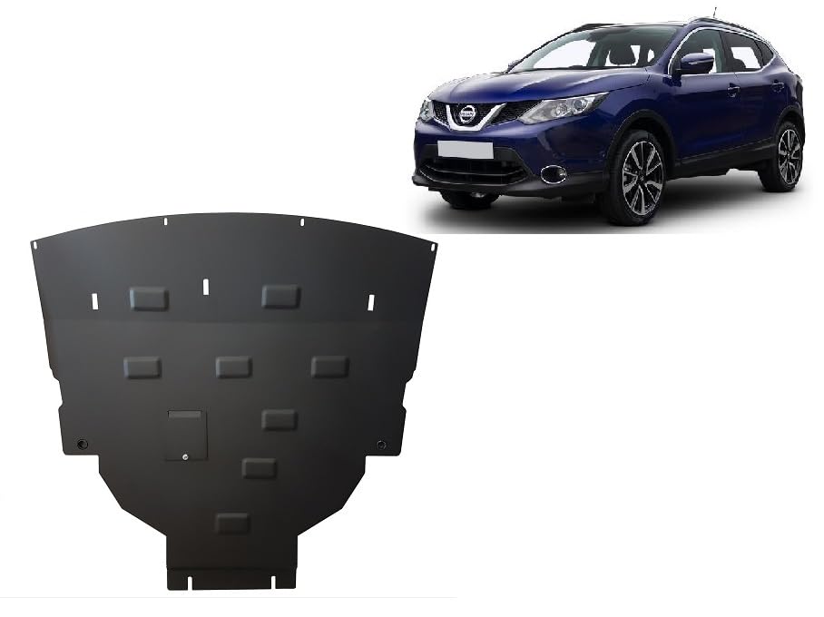 Scut Protection Protección inferior del motor metálica compatible con Nissan Qashqai J11 (2013-2021)