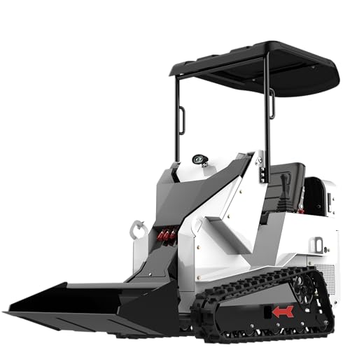 MACHPRO Mini Skid Steer Loader 13.5HP EPA Gas Engine,Heavy-Duty Hydraulic Drive,Compact Construction Equipment for Digging, Trenching, Landscaping