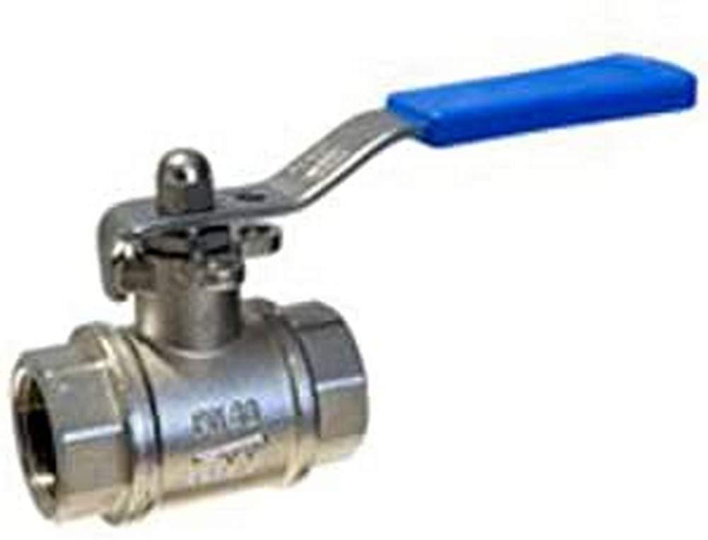 Tmm c-501 - Válvula esfera c-501 maneta inoxidable hembra-hembra 2" laton niquel
