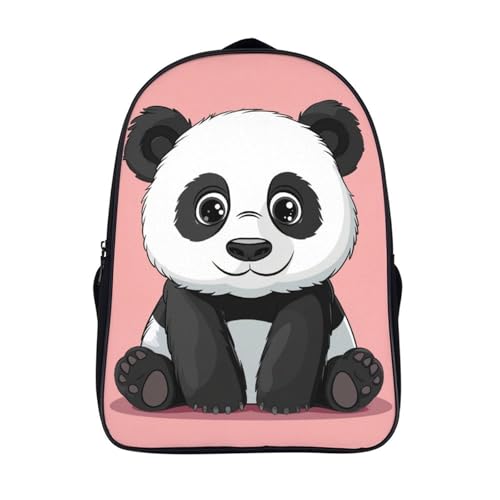Mochila de panda escolar que evita libros mojados en el colegio