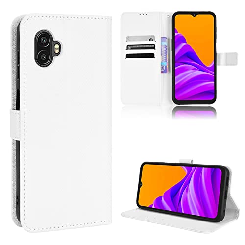 Étui Samsung Galaxy Xcover 6 Pro blanc pour ranger vos cartes bancaires