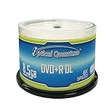 Esta doble capa DVD + R ofrece hasta 8, 5 GB de espacio de almacenamiento para copias de seguridad de su vdeo, msica, fotos y ms. Con el apoyo de escritores doble de alta velocidad de las capas, que proporciona hasta una velocidad de 8X con los escritores compatibles DL alta velocidad ms grande de DVD compatible de respaldo y el formato de archivo de datos para las unidades de computacin compatible con DVD + R DL unidades de Sony, Lite On y otros fabricantes lderes